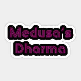 Medusa’s Dharma Disco T-shirt Sticker